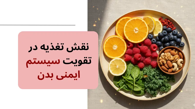 نقش تغذیه در تقویت سیستم ایمنی بدن